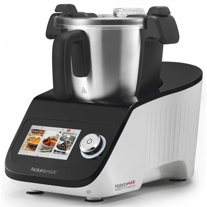 Robot de Cozinha Multifunções - NATURAMIX (3,5 L Inox, 11 Funções, +600 Receitas, Ecrã Táctil, Wi-Fi)