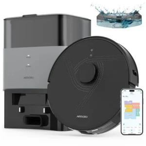 AIRROBO L40+ Aspirador Robot Inteligente 3-em-1 com Estação de Autoesvaziamento