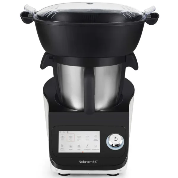 Robot de Cozinha Multifunções - NATURAMIX (3,5 L Inox, 11 Funções, +600 Receitas, Ecrã Táctil, Wi-Fi) - Image 2