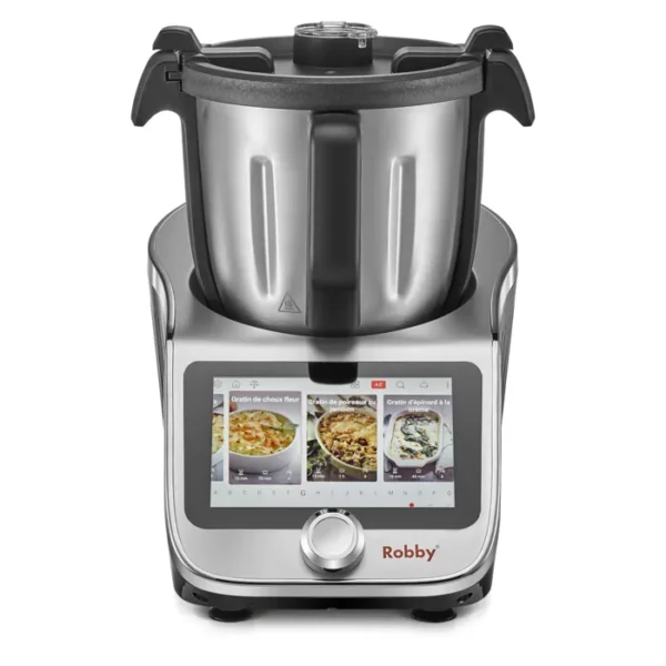 Robot de Cozinha Multifunções Conectado - Robby RobiCook XL (4,5 L, Balança Integrada, Ecrã Táctil, +750 Receitas) - Image 3