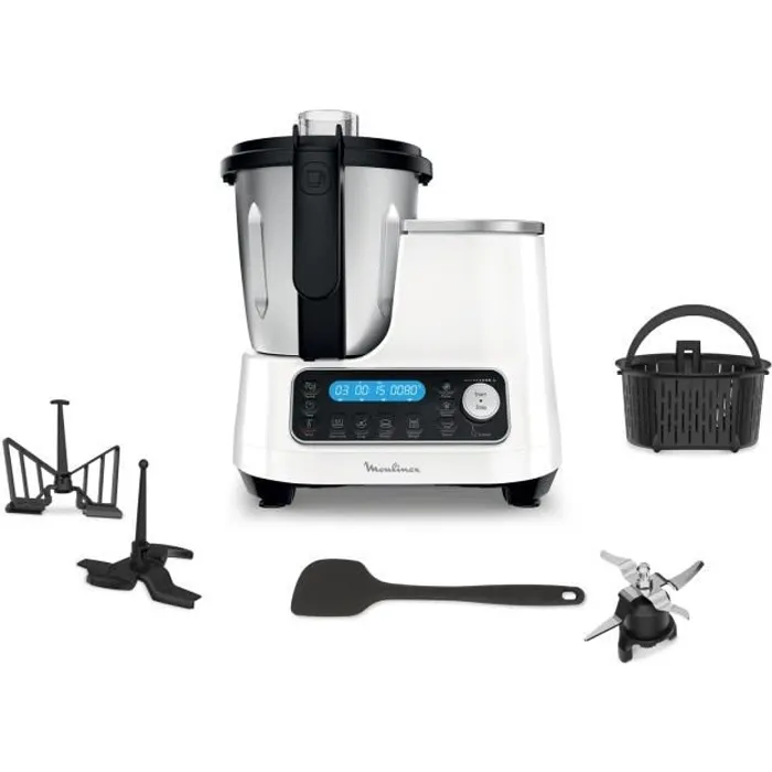 MOULINEX ClickChef HF452110 - Robot de Cozinha Multifunções com Balança Integrada (2 L)